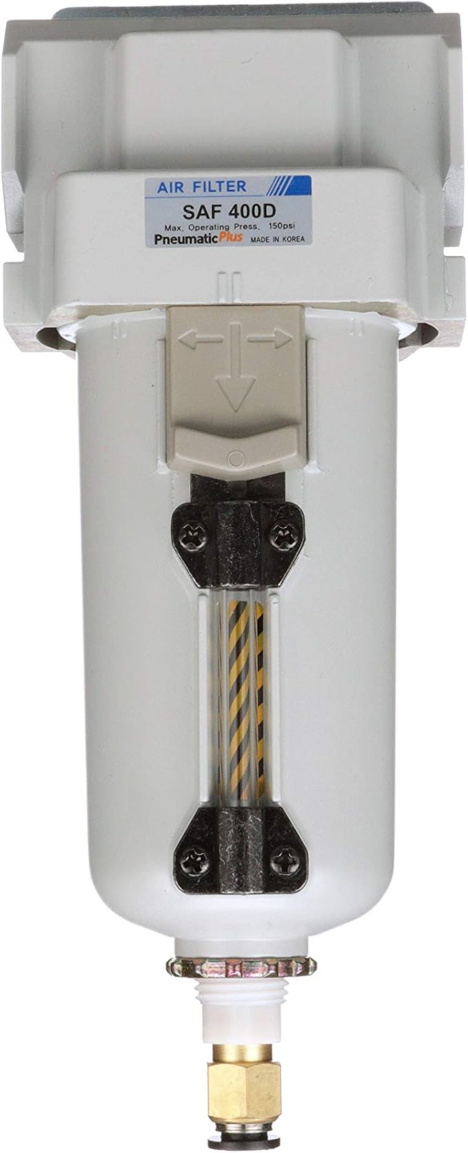 PneumaticPlus SAFD400-N04BD-MEP Compressed Air Coalescing Filter, 0.01 Micron - Image 2
