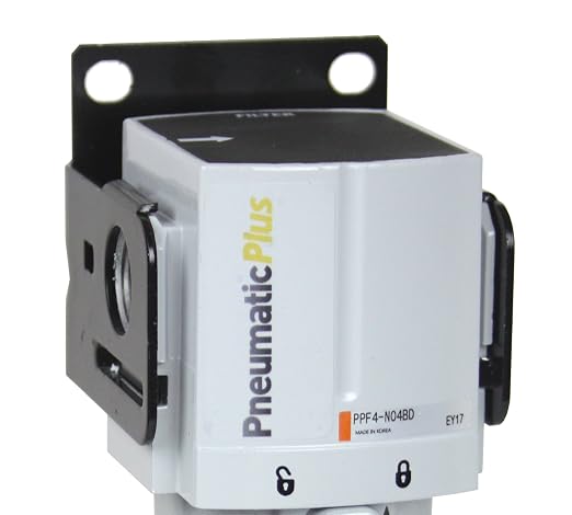PneumaticPlus PPF4-N04B Compressed Air Particulate Filter 1/2" NPT, 5 Micron - Image 3