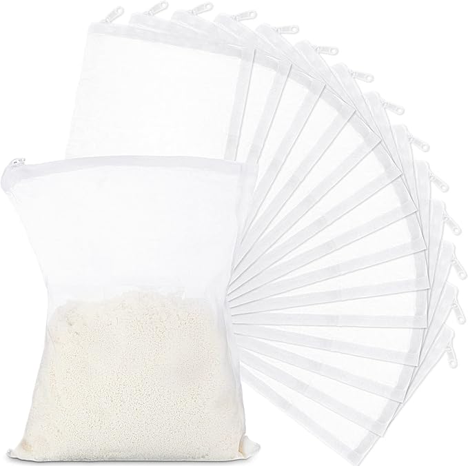 Geiserailie 15 Pieces Aquarium Filter Media Bags 150 Micrometer Fine Filter by Geiserailie