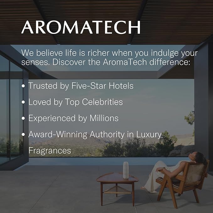 AromaTech Palo Santo & Amber for Aroma Oil Scent Diffusers - 10 Milliliter