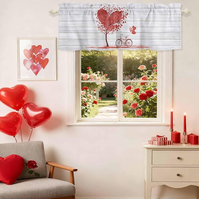 Valentine's Day Valance Curtains - Image 5
