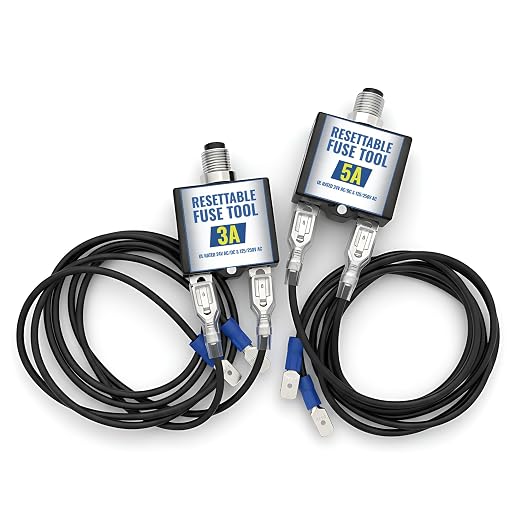 Fuse Tester for HVAC Systems, 3 Amp & 5 Amp Resettable Fuse Breakers, UL Rated by Air+Pure+Shop