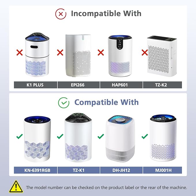 2 Pack TZ-K1 Replacement Filter Compatible - Image 2