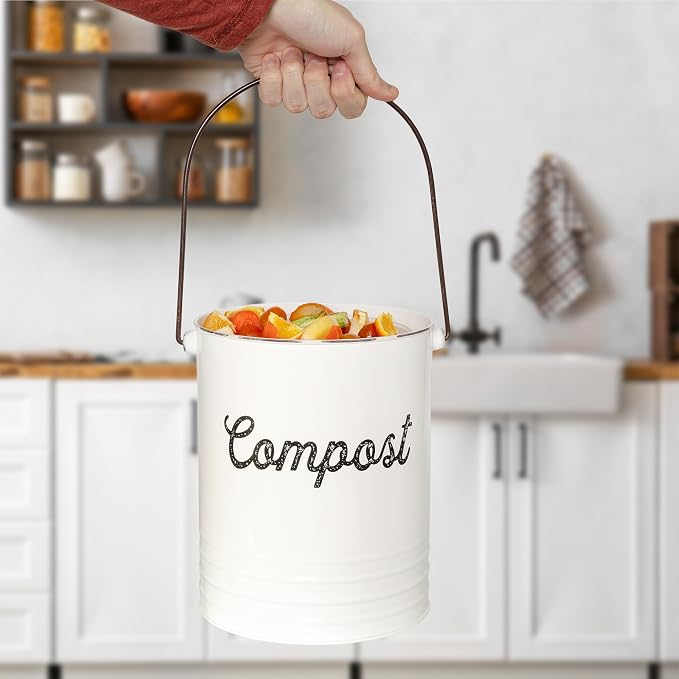 AuldHome Design Kitchen Compost Bin - Image 9