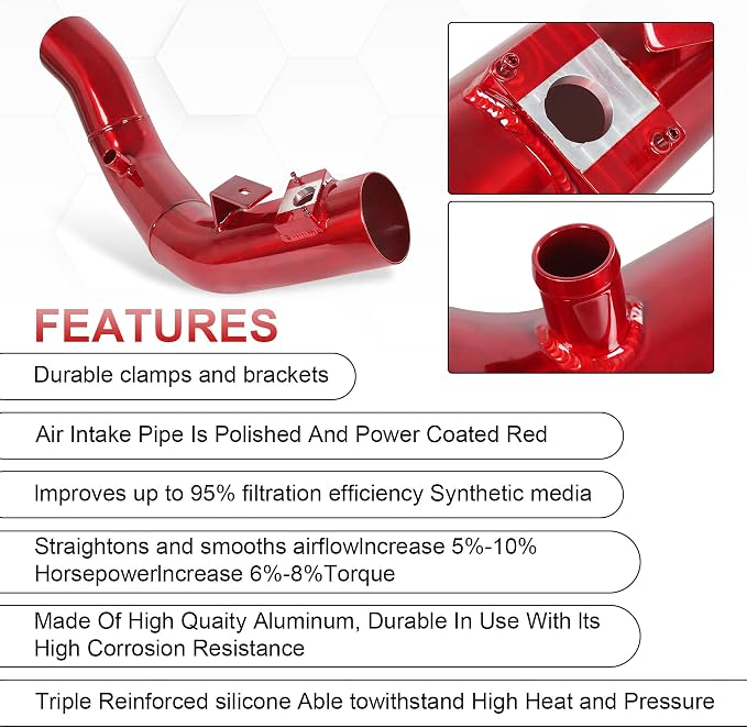 4 inch Cold Air Intake Kit Replacement - Image 5