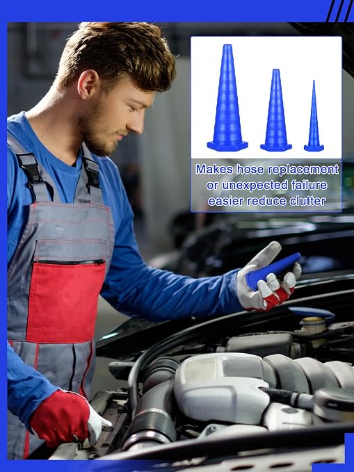 Hydraulic Oil Service Plugs Large Medium Small Sizes Multi Pack Rubber Drip - Image 4