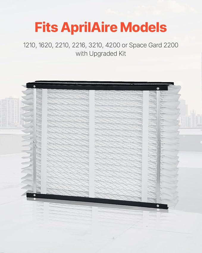 VEVOR 20x25x4 Furnace Air Filter, MERV 11 Pleated HVAC AC Replacement, - Image 2