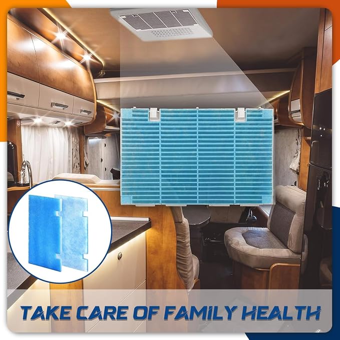 6 Pack RV Air Conditioner Filters 14" X 7.5" MERV 8 Rated RV AC Replacement - Image 6