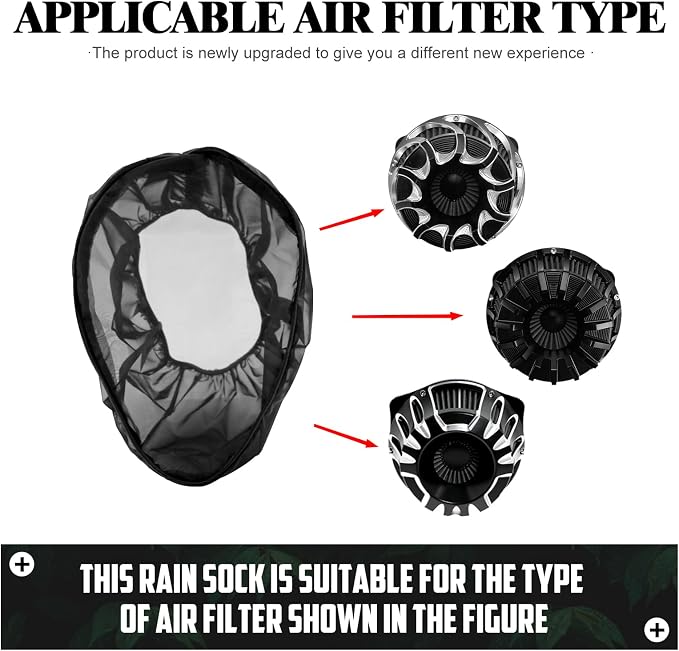 Air Filter Cover Waterproof Air Cleaner Rain Sock Dustproof Protective Air - Image 5