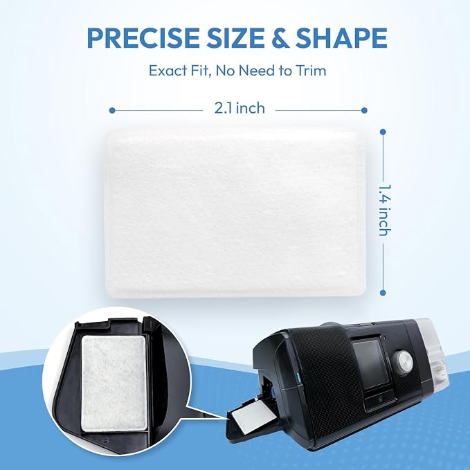 60-Pack Premium Disposable Replacement CPAP Filters Compatible - Image 4