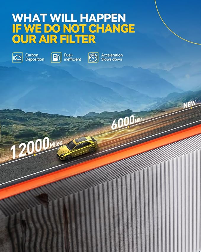 PHILTOP Engine Air Filter, CA12967 Compatible - Image 7