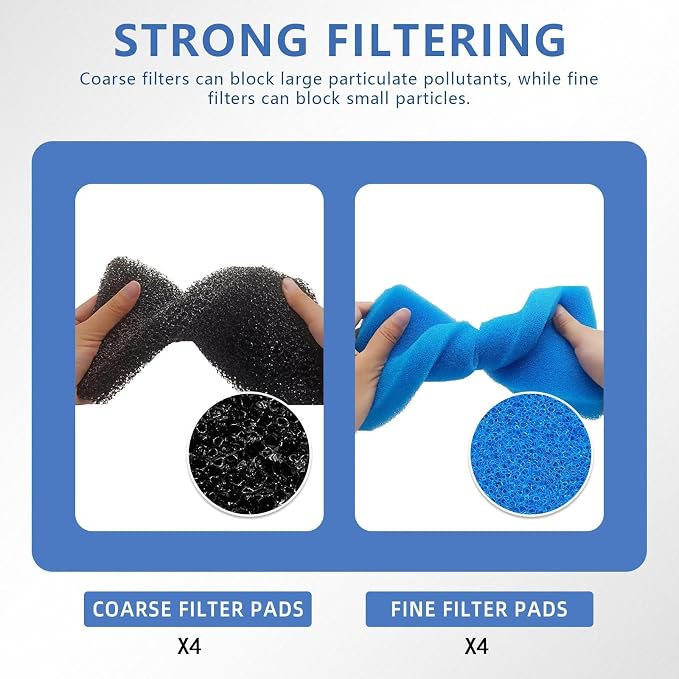 4 Sets Replacement Pond Filter Pads - Image 4