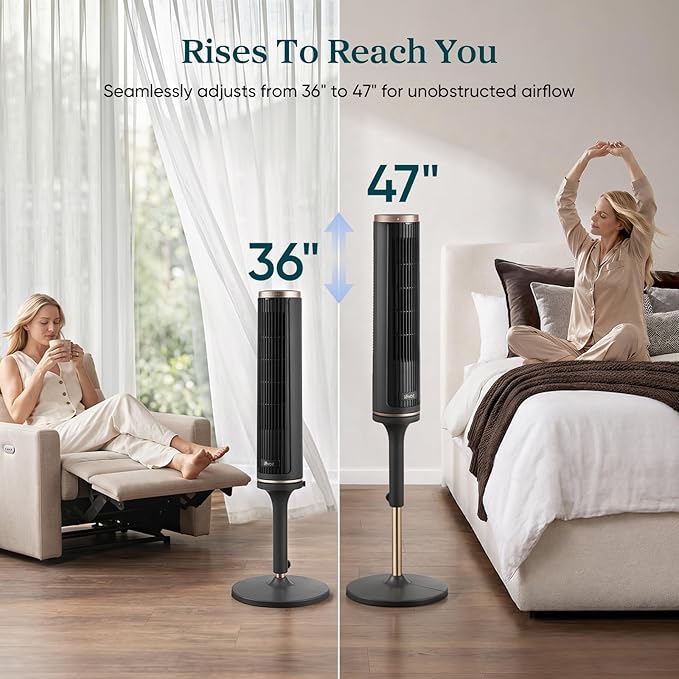 LEVOIT Tower Fan for Bedroom, Smart Standing Fan - Image 3