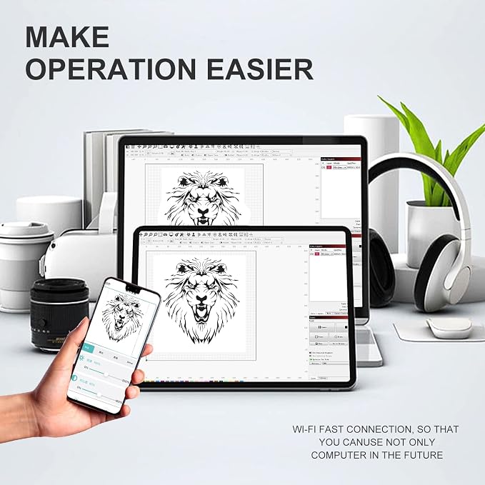 Longer Ray5 Laser Engraver, 10W Laser Cutter, 0.06 * 0.06 mm Precision Laser - Image 6