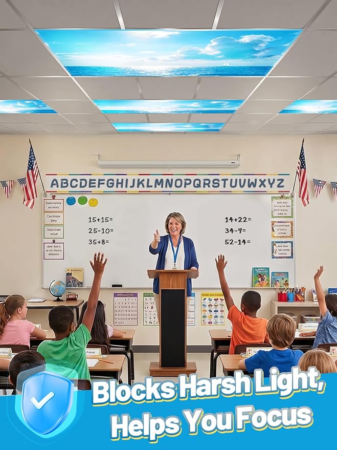 Fluorescent Light Covers with 10 Strong Magnets - Image 7