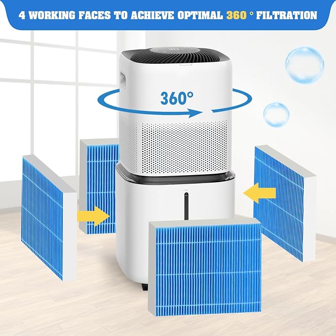 4-Pack Replacement Humidifier Filters Compatible - Image 8