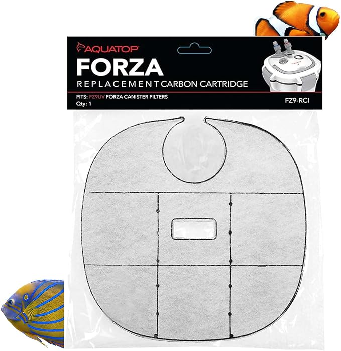 Aquatop Replacement Carbon Cartridges – Fits Forza FZ9 Canister Filters – by AQUATOP