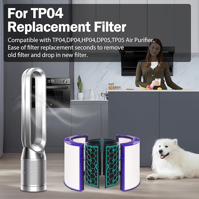 TP04 Replacement Filter for Dyson Air Purifier TP04 HP04 DP04 Pure Cool Fan Hot - Image 5