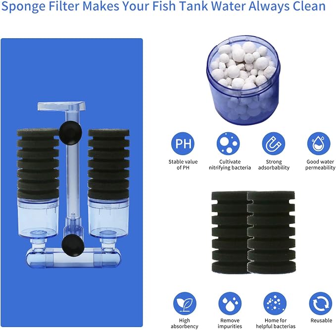 UPETTOOLS Aquarium Biochemical Sponge Filter - Image 5