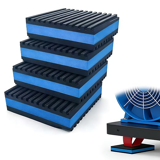 4pack Vibration Isolation Pads Heavy Duty Anti Vibration Pads Appliance 3 Inch by Femeoum