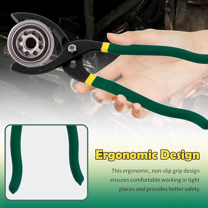 12" Adjustable Oil Filter Pliers, Car Oils Filters Removal Tool - Image 5