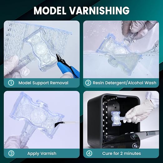 SUNLU High Clear 3D Printer Resin, High Transparency 3D Printing Resin - Image 4