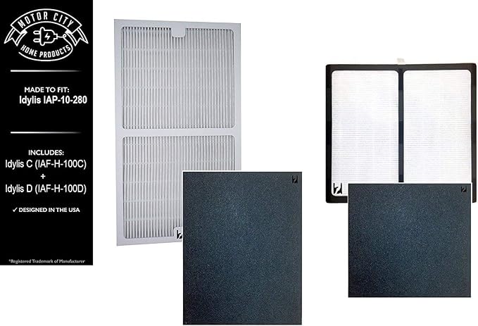 BATEMEN Premium Idylis C + D Filter Bundle Made to Fit Idylis IAP-10-280 by Unknown