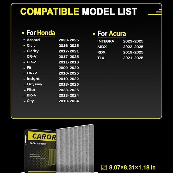 Cabin Air Filter w/Activated Carbon - Image 3