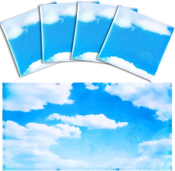 Hortsun 4 Pack Fluorescent Light Covers 4 x 2 Feet Magnetic Light Cover by Hortsun