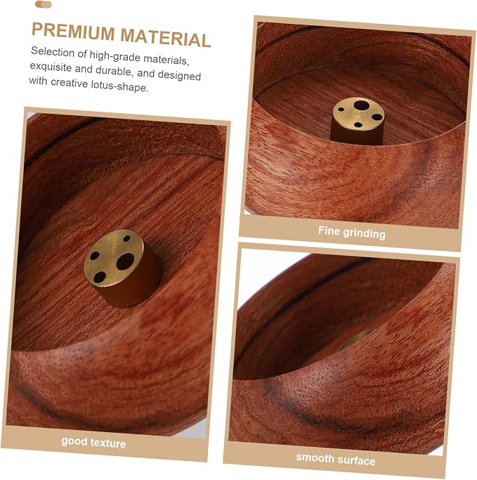 Solid Wood Incense Burner Decorative Tray - Image 5
