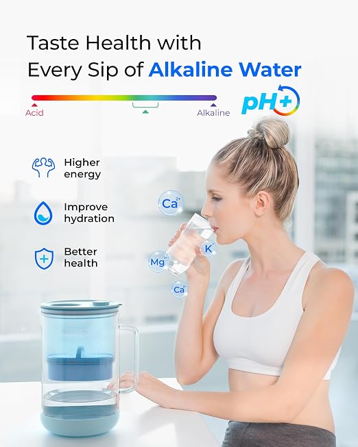 Waterdrop Large Glass Alkaline Water Filter Pitcher - Image 3
