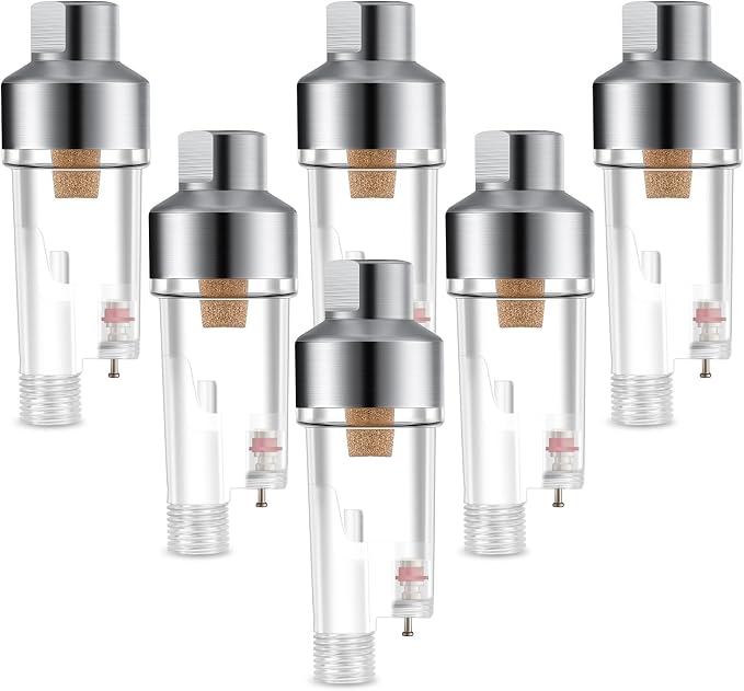 Honoson 6 Pcs 3 Pcs Airbrush in-line Water Trap Mini Air Filter Connect by Honoson