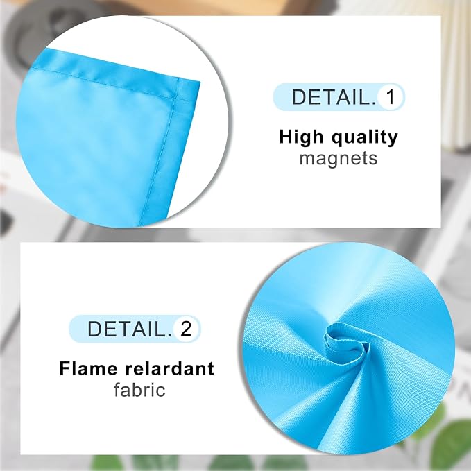 1 Pcs 1 x 4 ft Magnetic Fluorescent Light Covers Fabric Ceiling Light Filter - Image 3
