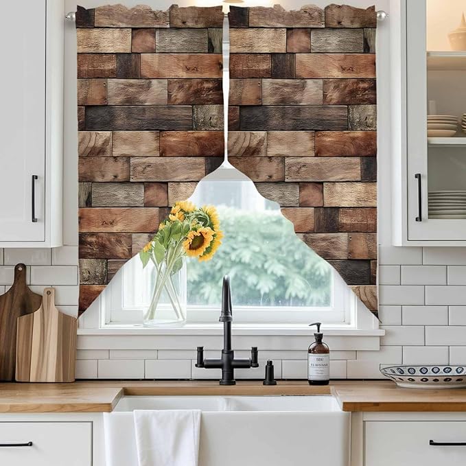 Western Barn Door Swag Valances - Image 2