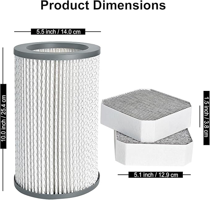 3 Pack Air Replacement Filters Set Compatible - Image 7