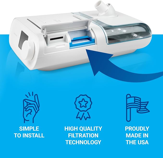 NUWAVE CPAP Filters for Respironics DreamStation 1 CPAP Machine. Includes 18 - Image 2