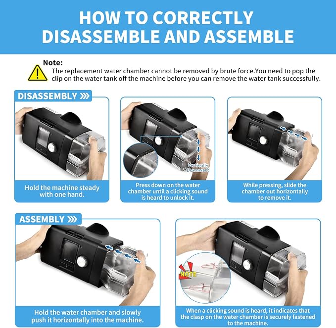 Replacement Water Chamber for ResMed AirSense 10, 380ml Water Tub - Image 7