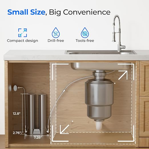 Waterdrop DST Under Sink Water Filter System, Under Sink Water Filtration System - Image 4