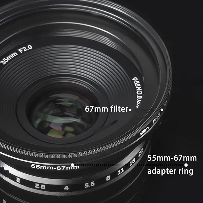 82mm Lens to 62mm Camera Lens Adapter 82mm to 62mm Step Down Ring Adapter Ring - Image 3