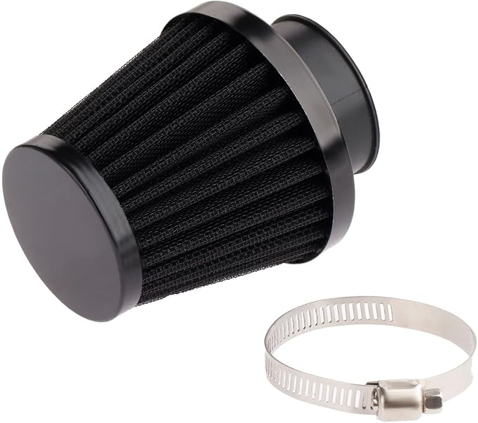 Mtsooning Motorcycle Air Filter Pod, 39mm Washable Universal Clamp-On Breathers - Image 9