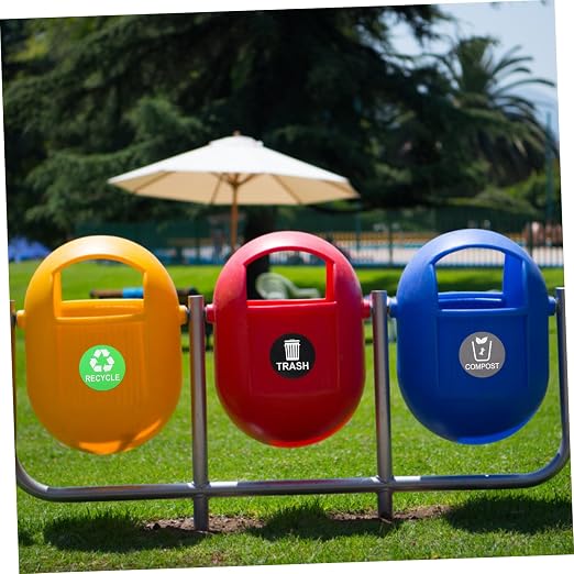 9pcs Trash Can Classification Stickers Self-Adhesive Recycling Decals - Image 9