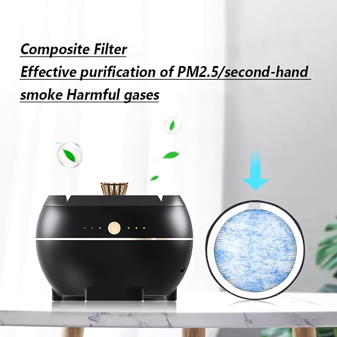 Smokeless Ashtra USB Rechargeable Ash Tray Air Purification - Image 6