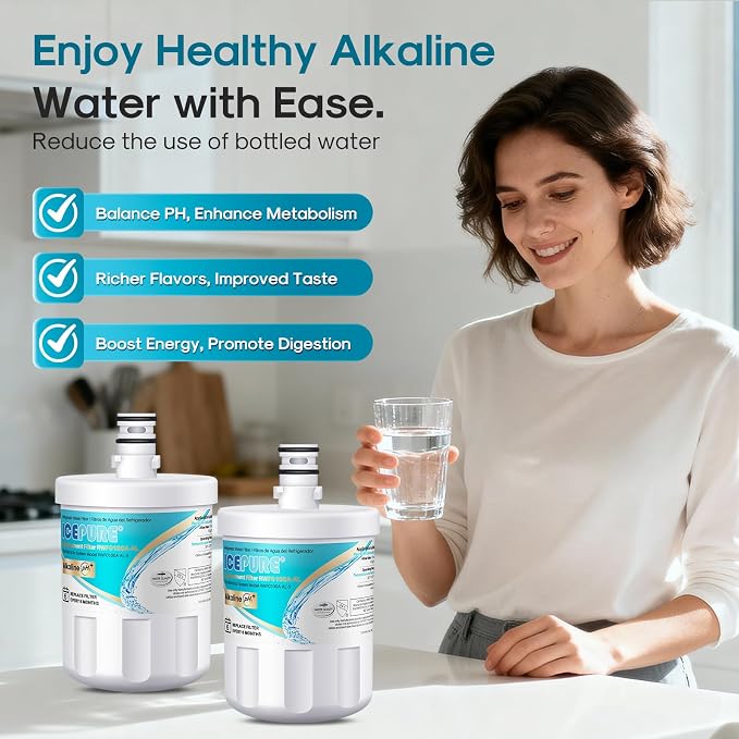 ICEPURE Alkaline 5231JA2002A Refrigerator Water Filter Replacement - Image 9