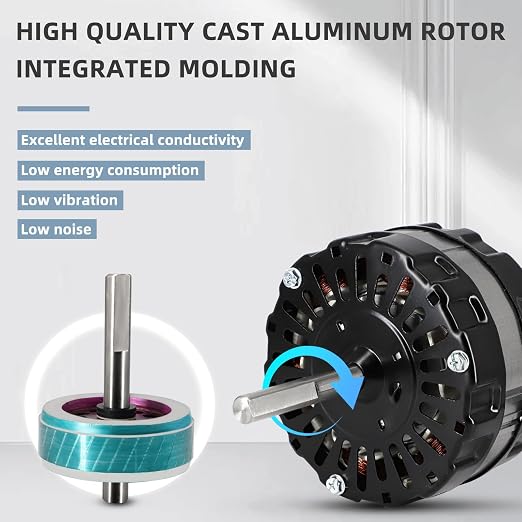 Criditpid F0510B2944, F0510B2497 Power Vent Attic Fan Motor Replacement - Image 4