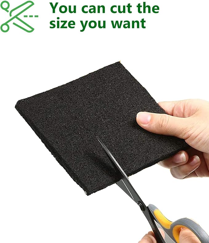 10 Pack Square Compost Bin Filters Spare Activated Carbon Filter Sheets - Image 3