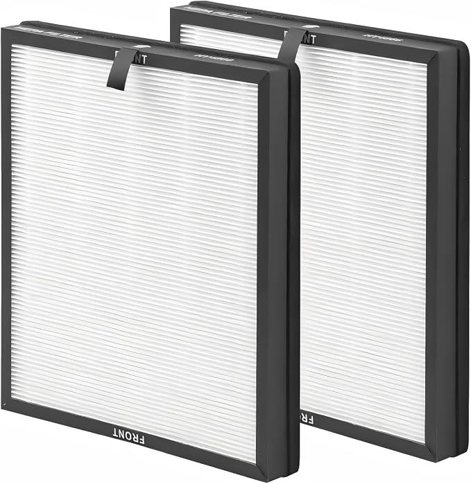 4 Pack HY4866 HEPA Air Purifier Replacement Filter，Compatible by Unknown