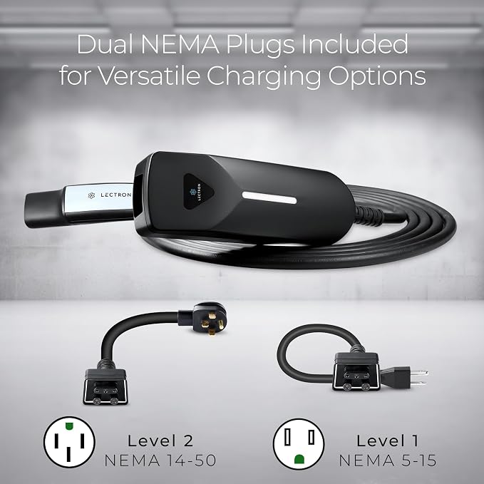 Lectron Bundle - Level 1/2 Tesla NACS Portable EV Charger Compatible - Image 3