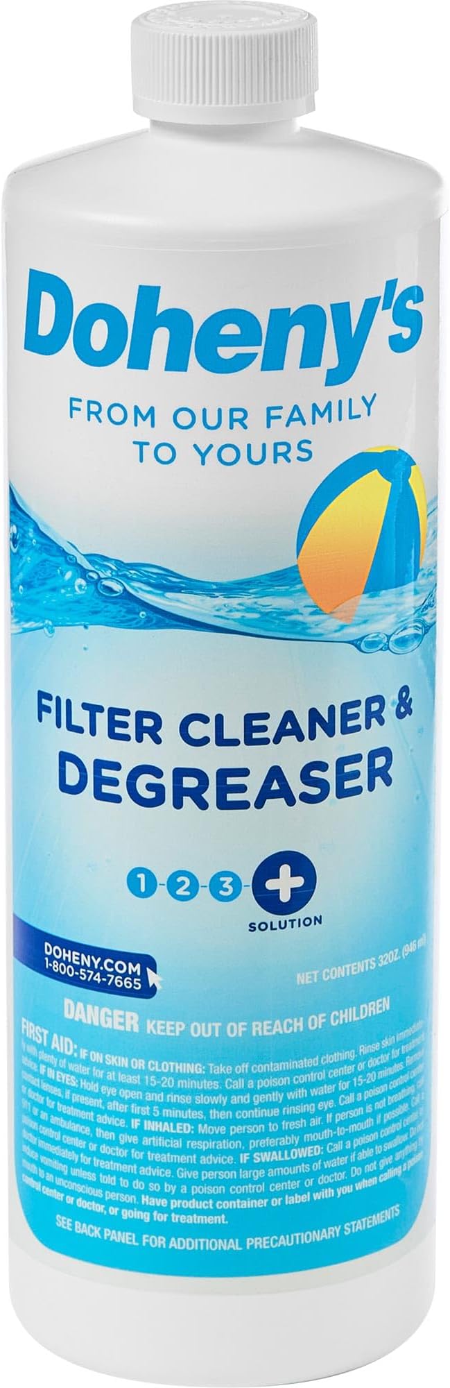 Doheny's Pool Filter Cleaner Degreaser | 100% Professional-Grade | Prevents - Image 2