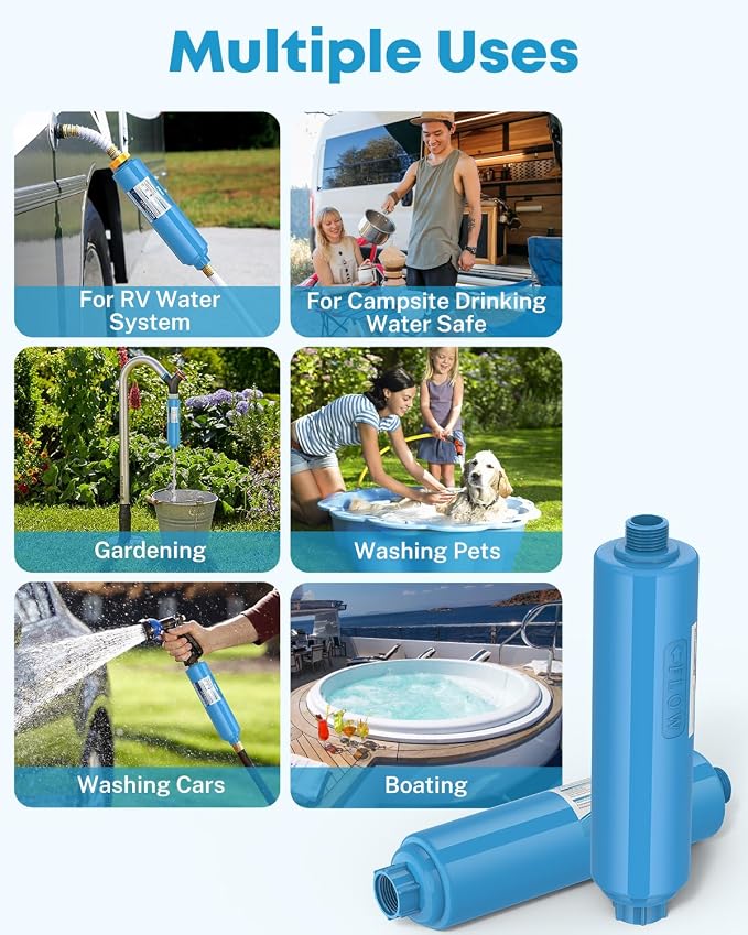 Kohree RV Water Filter, NSF Certified, Inline Water Filter Reduces Chlorine - Image 6