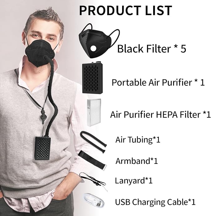 Bwinmak Electric Portable Rechargeable Air Purifier Makes - Image 2